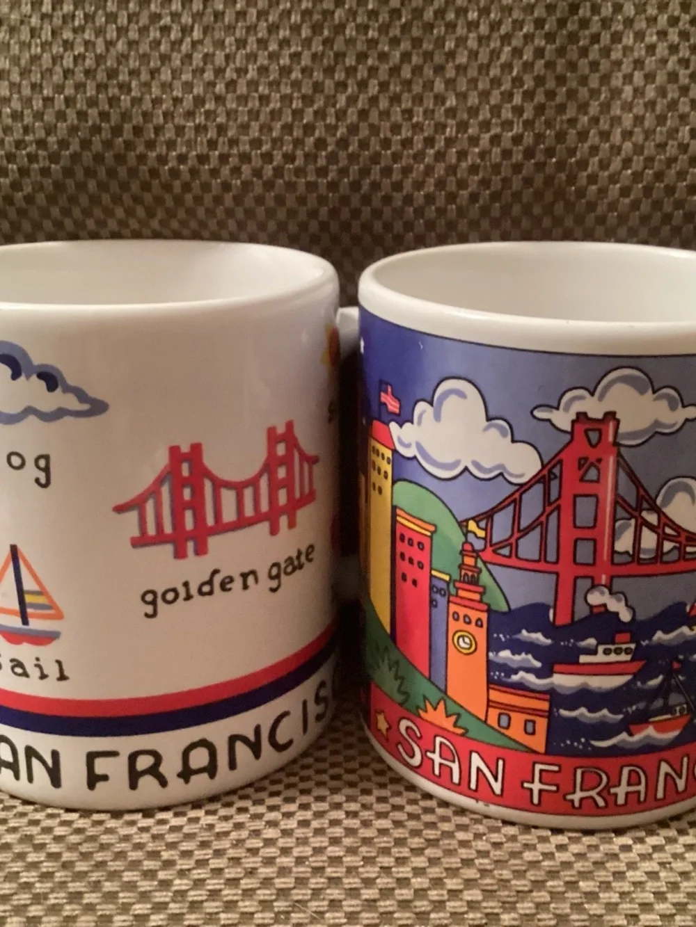 Lot of 2 San Francisco mugs